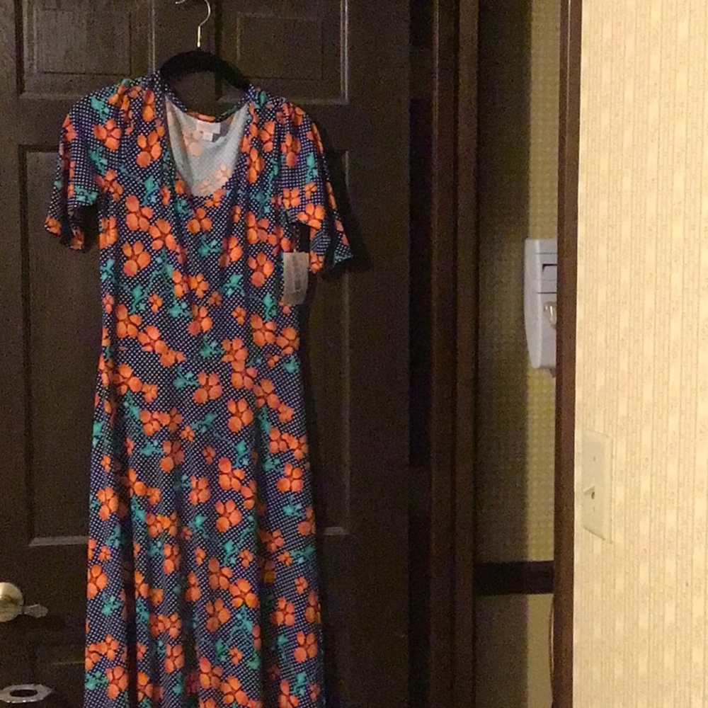 Lula roe long Ana dress NWT